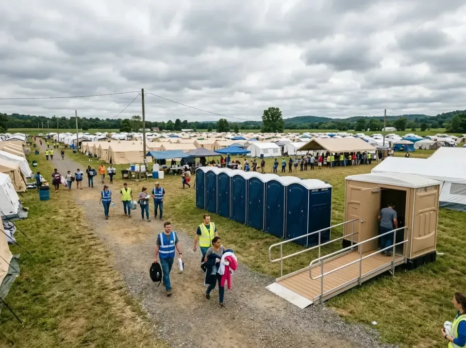 disaster-relief-camp-restrooms-010 — frequently asked questions, Dumpster & Portable Bathrooms Rental in Timberlake, VA